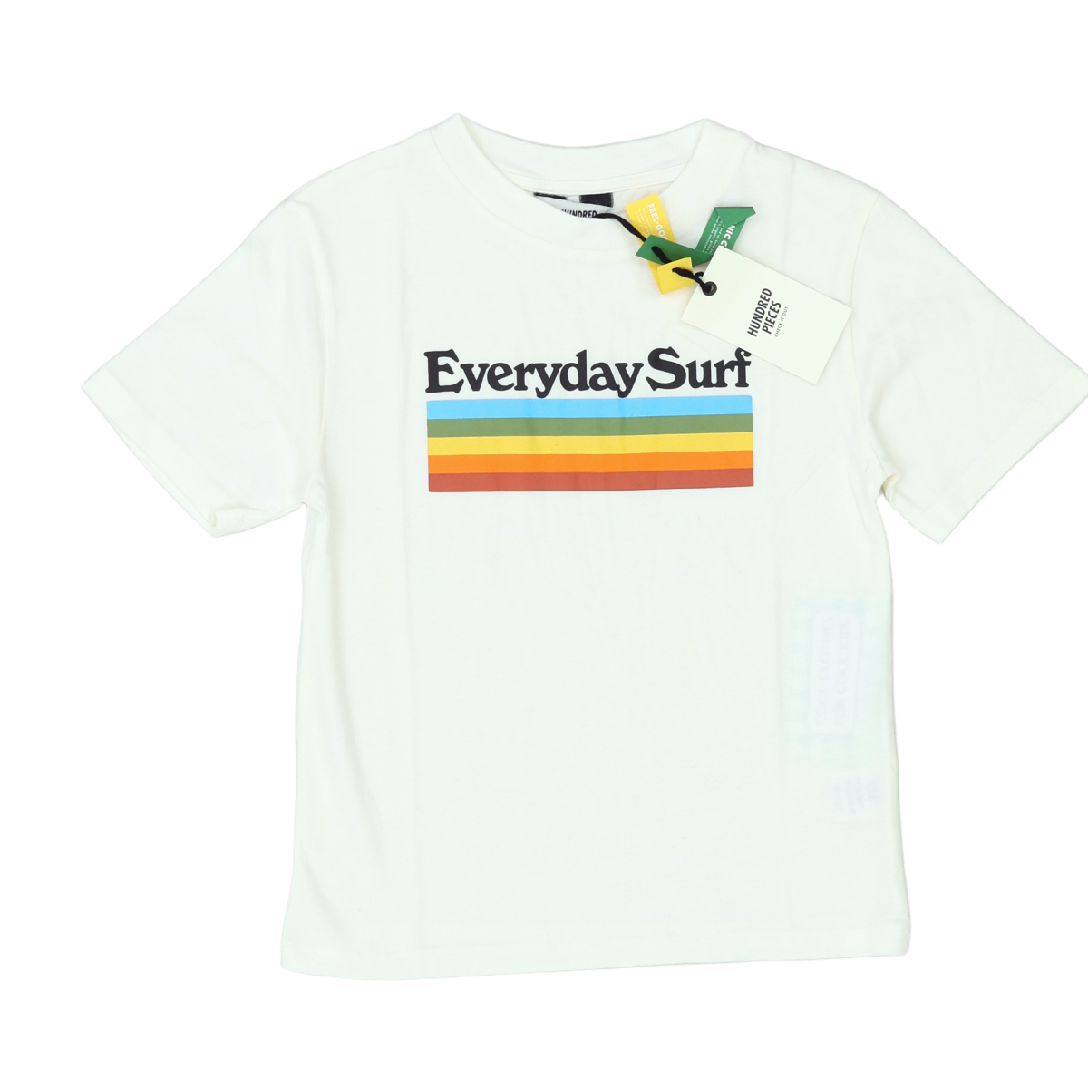 HUNDRED PIECES - T-SHIRT - BLANC - 8 ANS