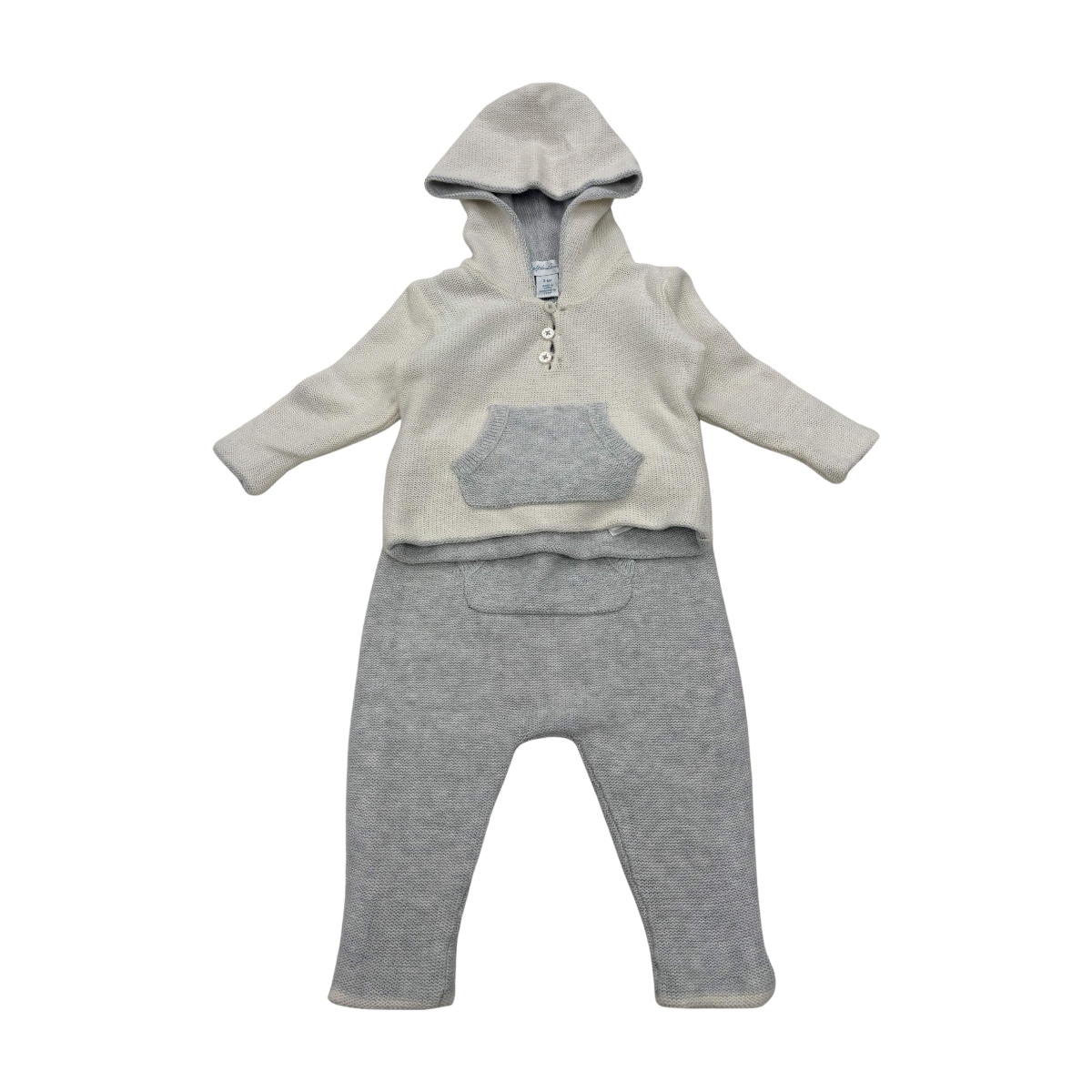 RALPH LAUREN - ENSEMBLE - BEIGE, GRIS - 3 MOIS