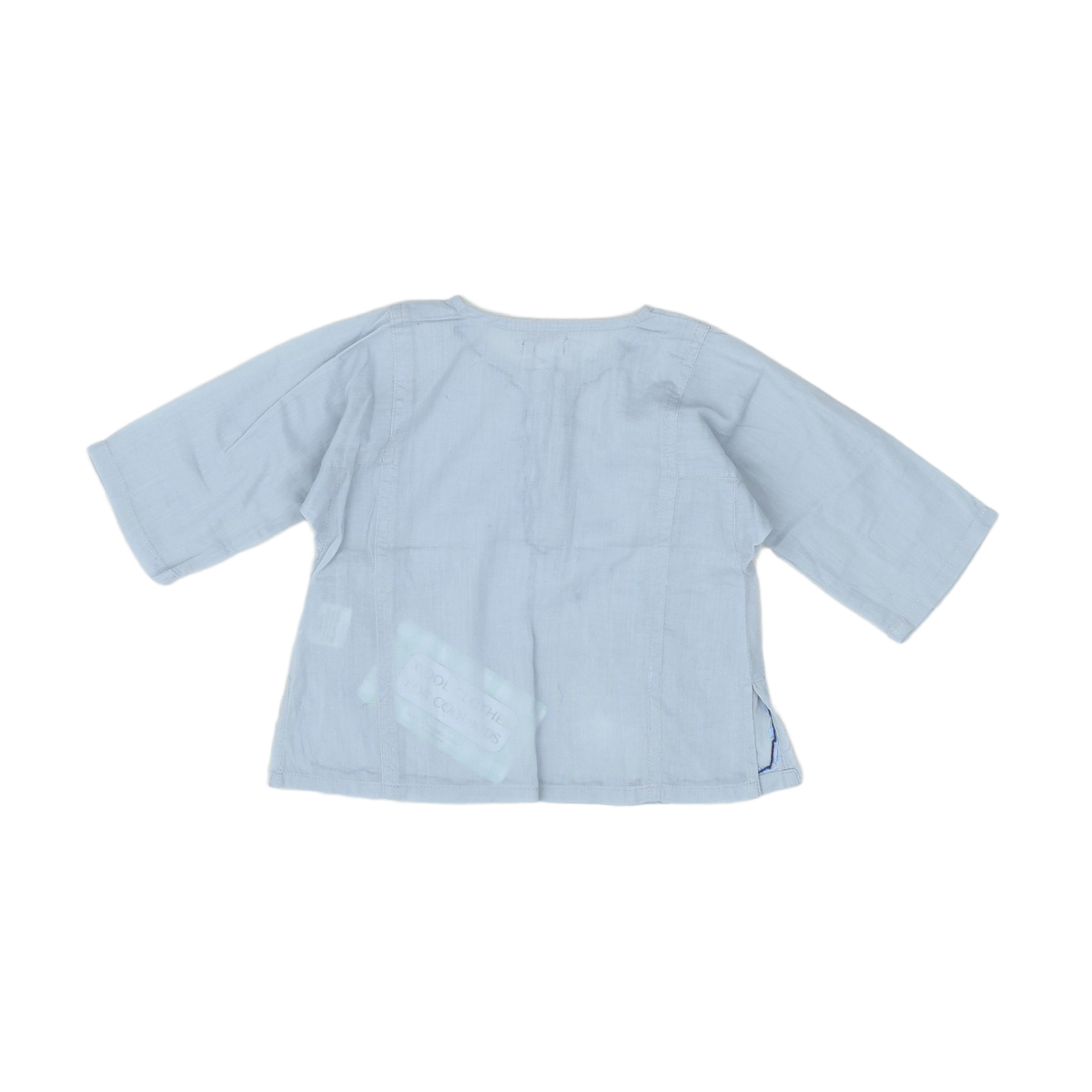 PARADIS BLANC - BLOUSE - BLEU - 3 MOIS