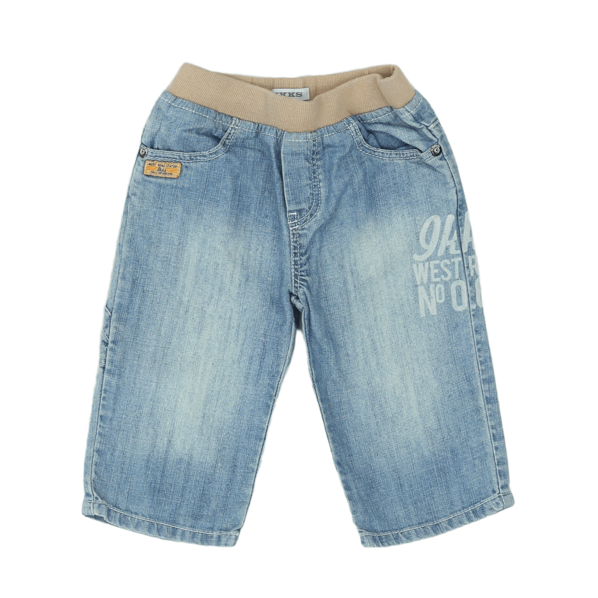 IKKS - PANTS - BLUE - 6 MONTHS