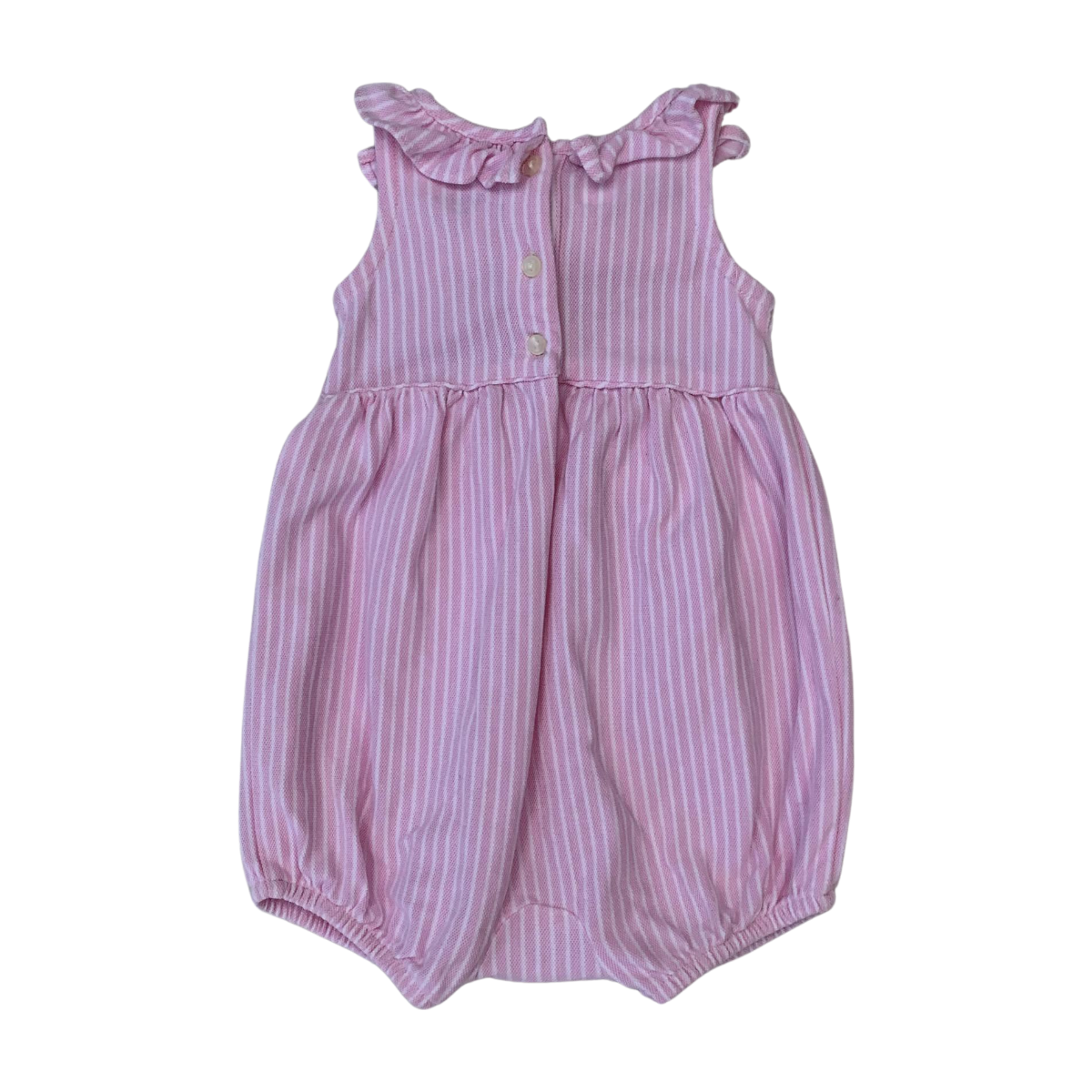 RALPH LAUREN - BARBOTEUSE - ROSE, BLANC - 3 MOIS
