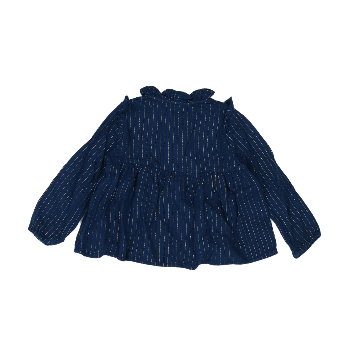 BONTON - BLOUSE - BLEU, OR - 3 ANS
