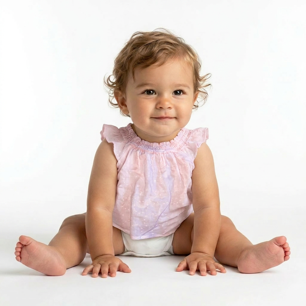 BONPOINT - BLOUSE - ROSE - 6 MOIS