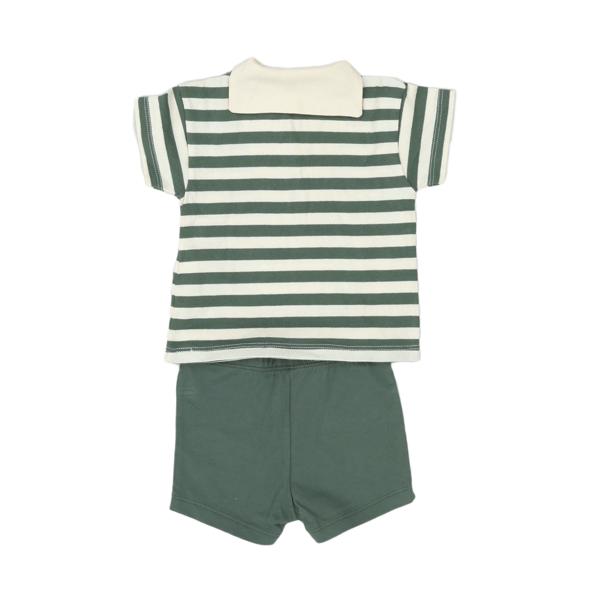 PETIT BATEAU - ENSEMBLE - VERT - 3 MOIS