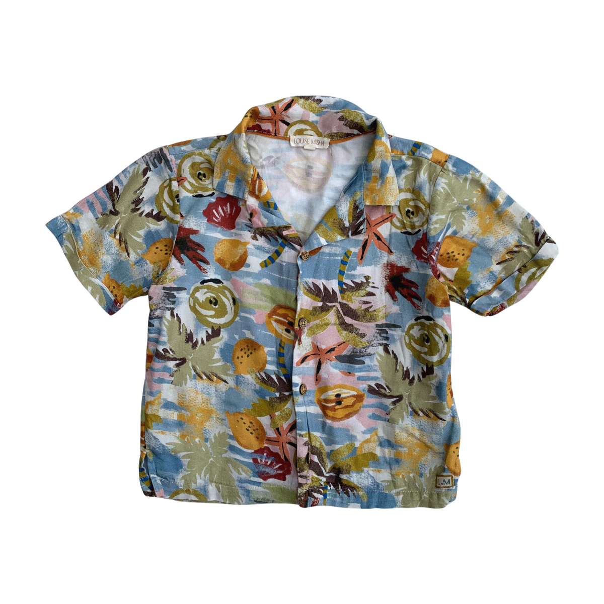 LOUISE MISHA - CHEMISE - BEIGE, MULTICOLORE - 7 ANS