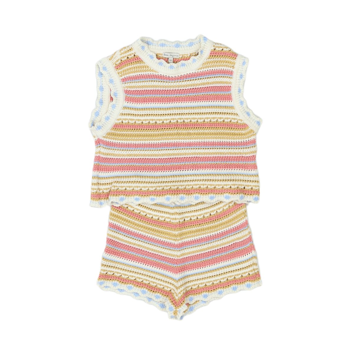 BEBE ORGANIC - ENSEMBLE - ROSE, BEIGE - 10 ANS