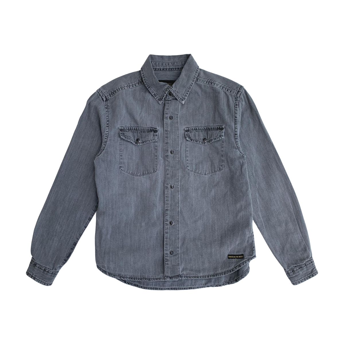 FINGER IN THE NOSE - CHEMISE - GRIS - 12 ANS