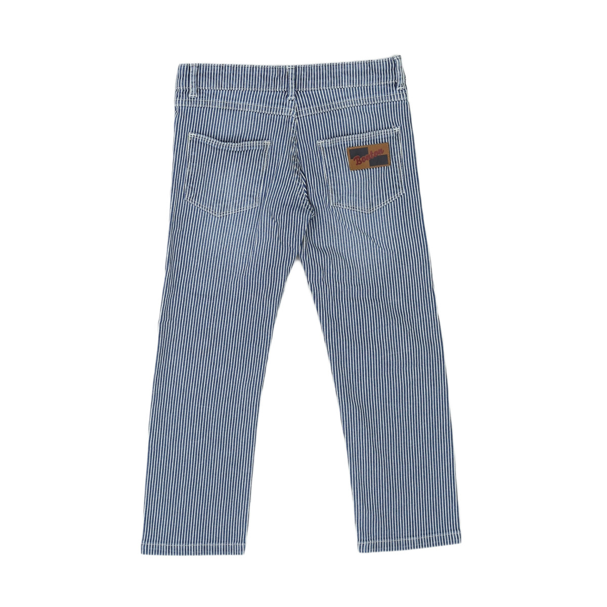 BONTON - PANTALON - BLEU, BLANC - 6 ANS