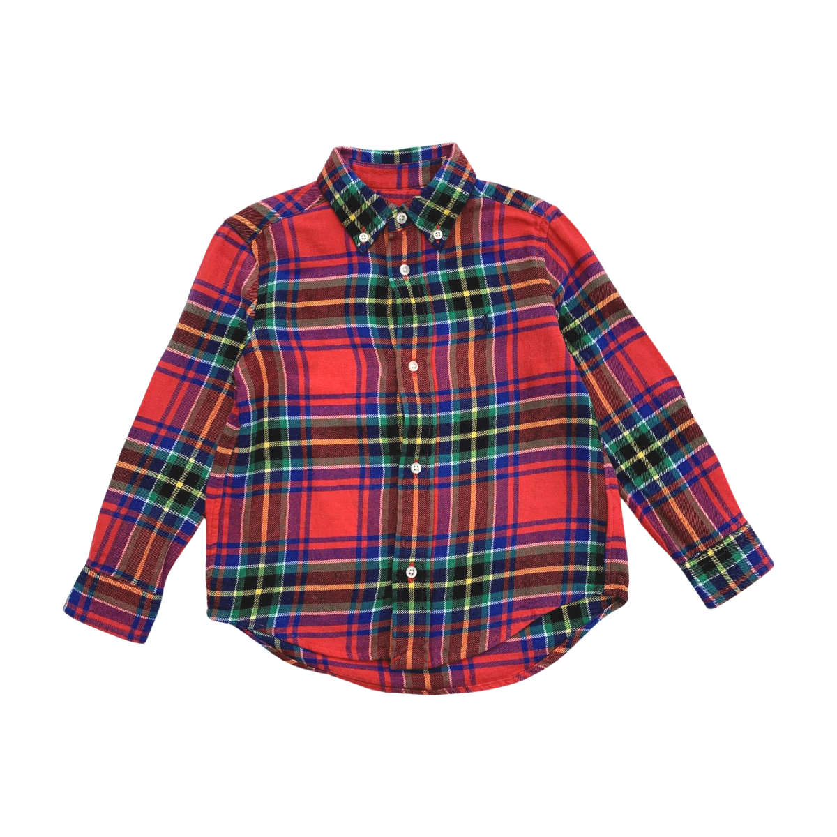 RALPH LAUREN - CHEMISE - ROUGE, BLEU - 3 ANS