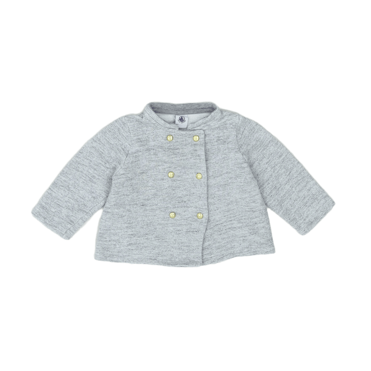 PETIT BOAT - STRICKJACKE - GRAU - 18 MONATE