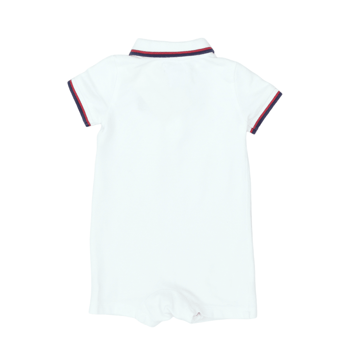 RALPH LAUREN - STRAMPLER - WEISS, BLAU - 6 MONATE