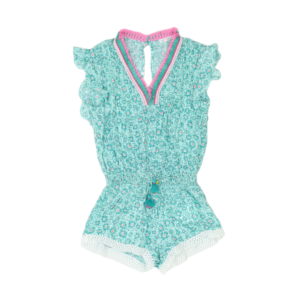 POUPETTE ST BARTH - COMBISHORT - VERT - 10 ANS