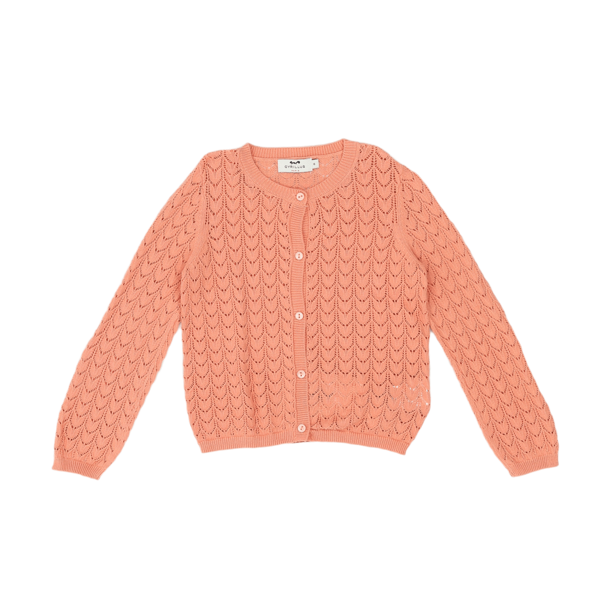 CYRILLUS - CARDIGAN - ROSE - 6 ANS