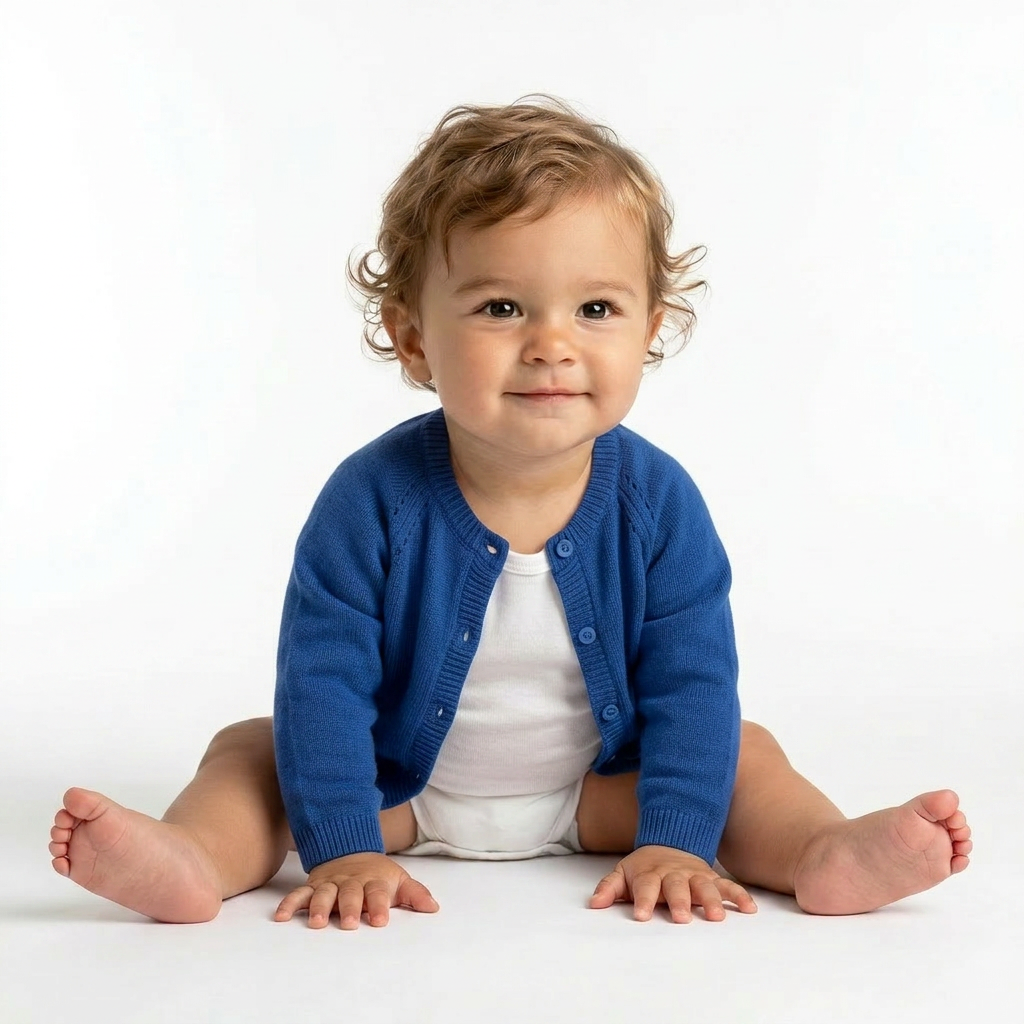 JACADI - CARDIGAN - BLEU - 12 MOIS