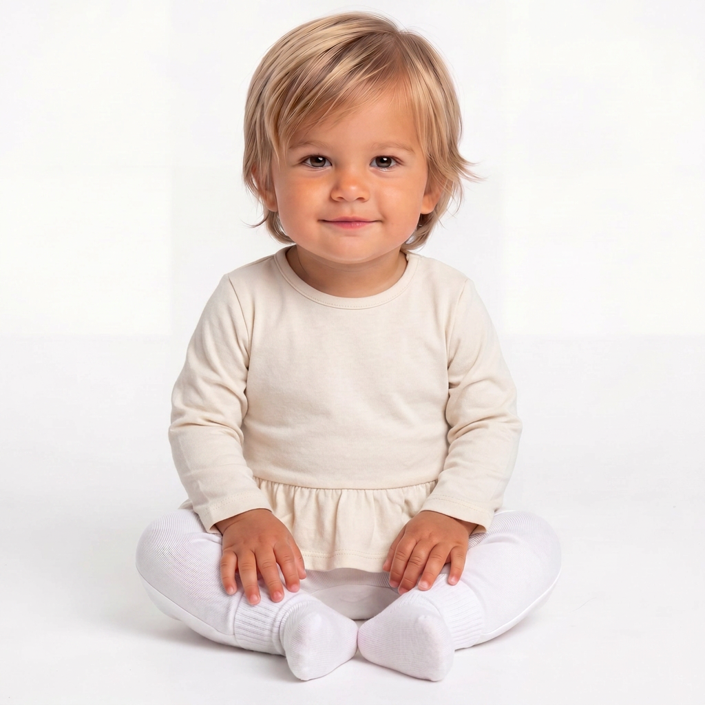 IKKS - T-shirt à manches longues beige - 3 mois
