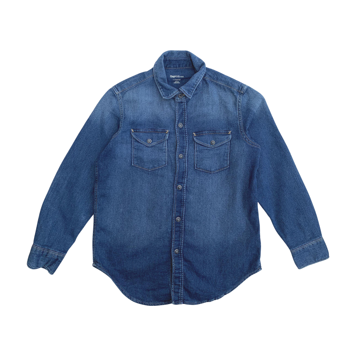 GAP - CHEMISE - BLEU - 10 ANS