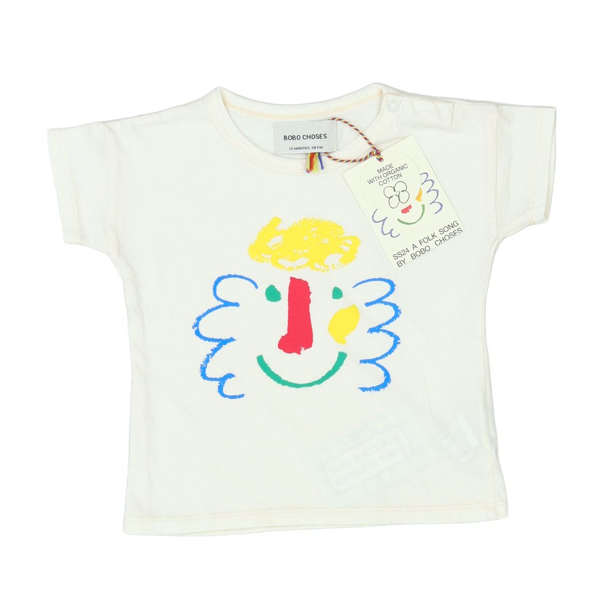 BOBO CHOSES - T-SHIRT - BEIGE, MULTICOLORE - 12 MOIS