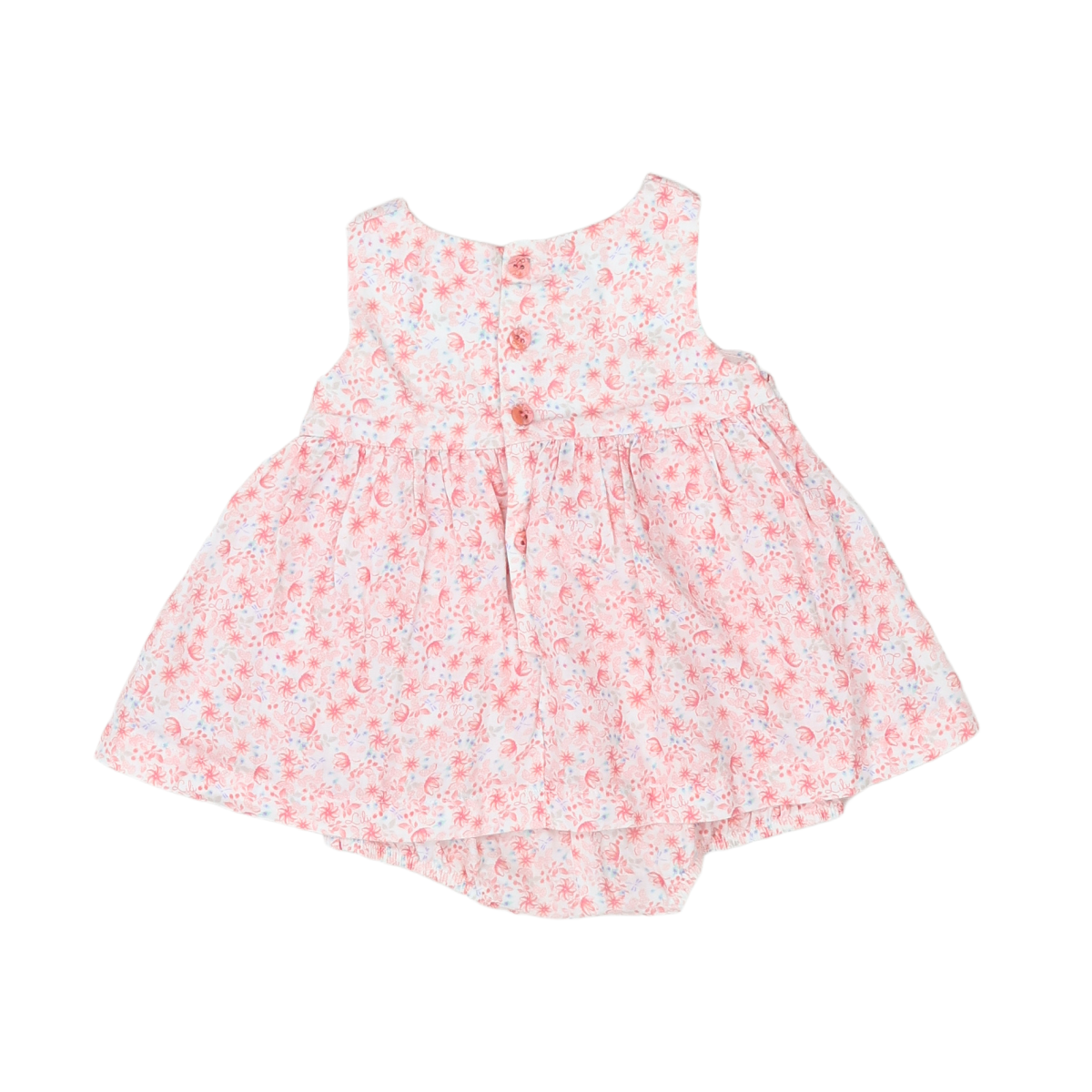 LILI GAUFRETTE - ROBE - ROSE - 3 MOIS