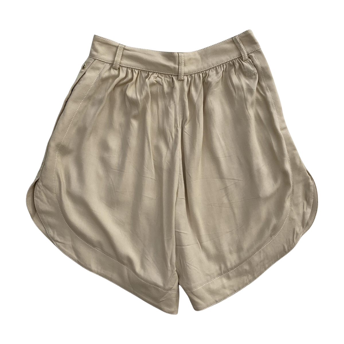 CHLOÉ - SHORT - BEIGE, OR - 14 ANS