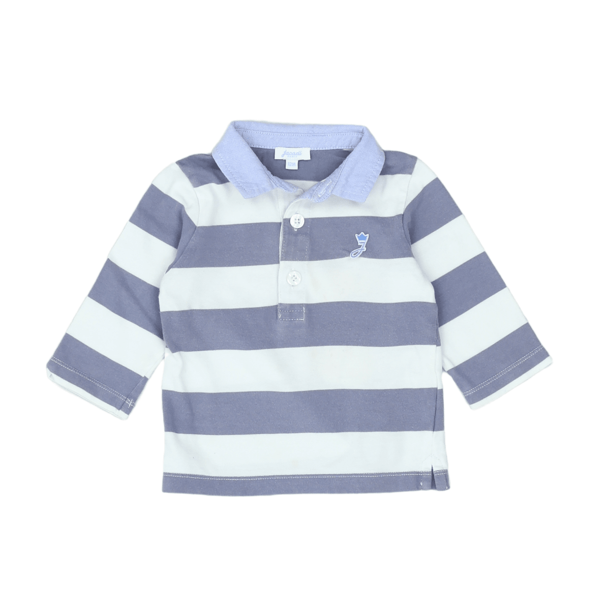 JACADI - PULL - BLANC, GRIS - 12 MOIS