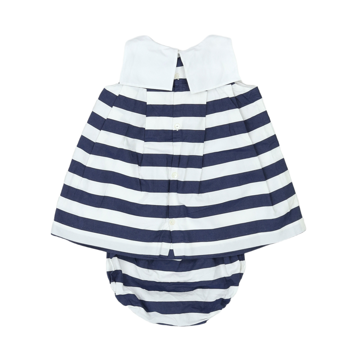 JACADI - ROBE - BLEU, BLANC - 6 MOIS