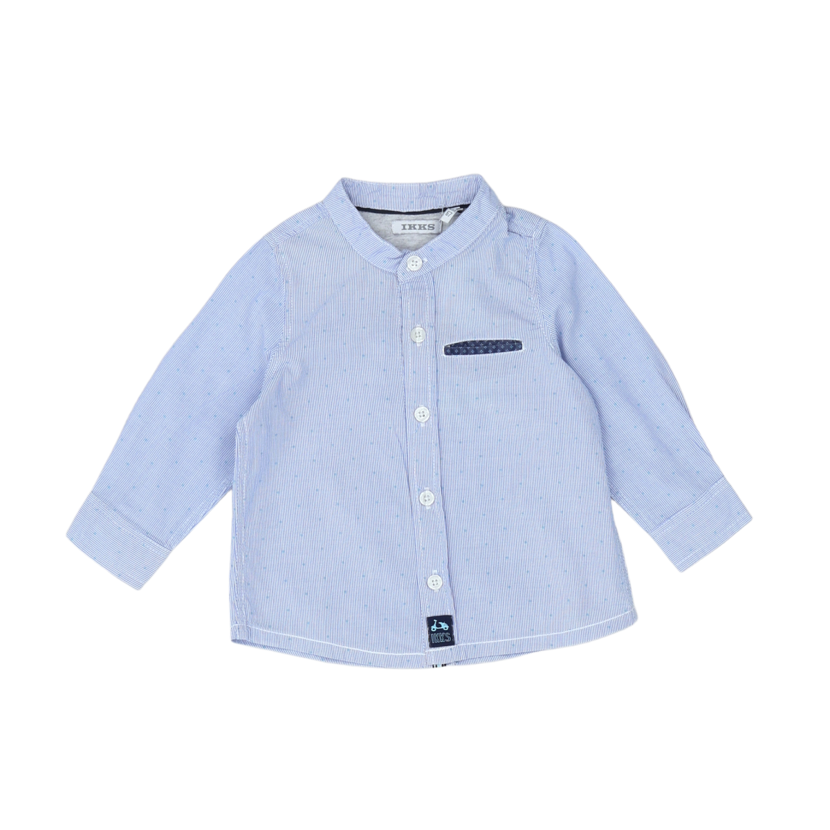 IKKS - CHEMISE - BLEU - 6 MOIS