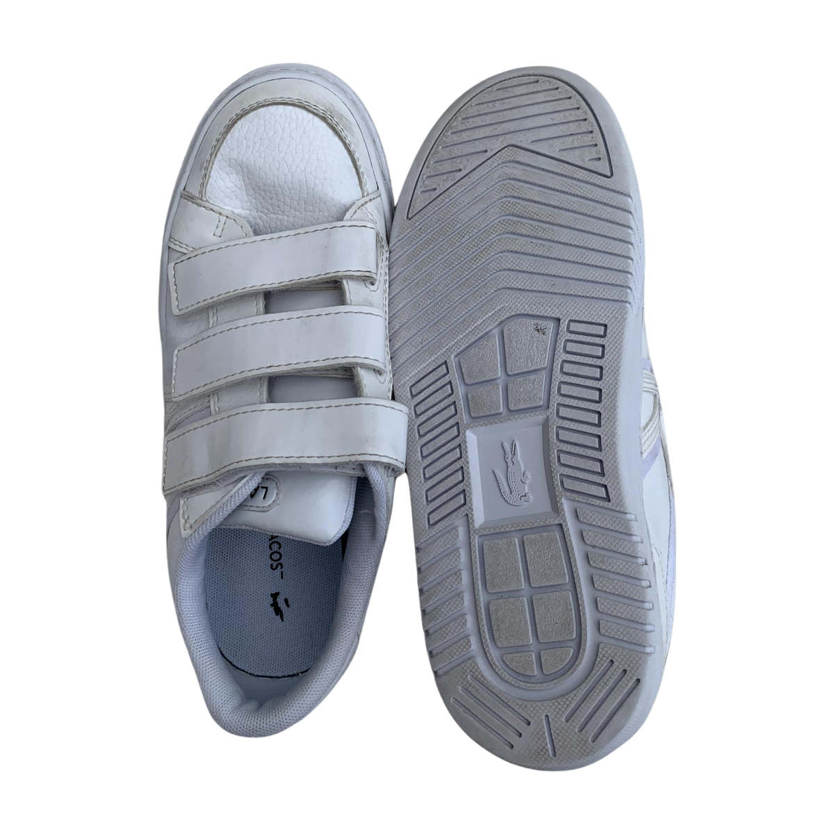 LACOSTE - BASKETS - BLANC - 35