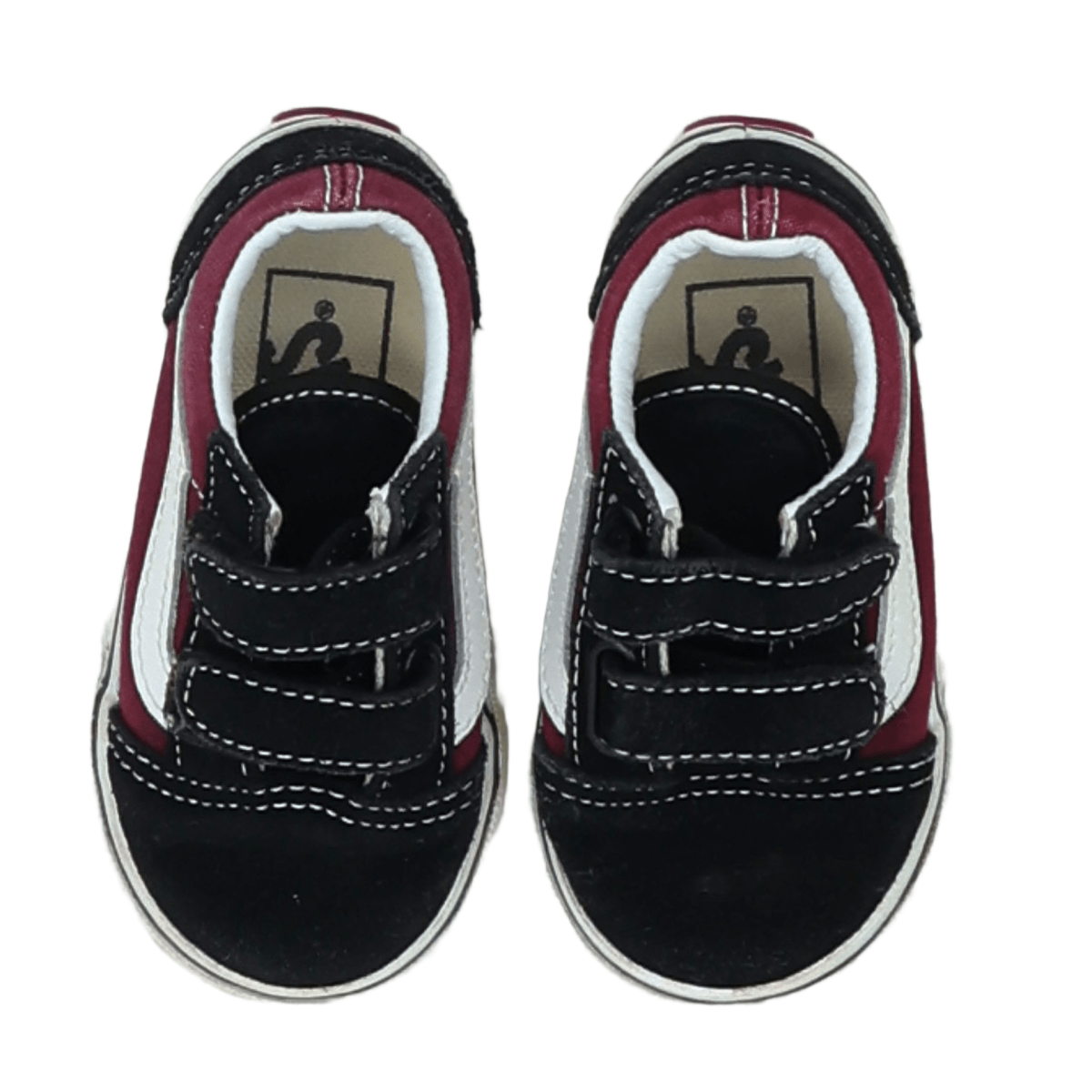 VANS - SNEAKER - SCHWARZ, ROT - 21