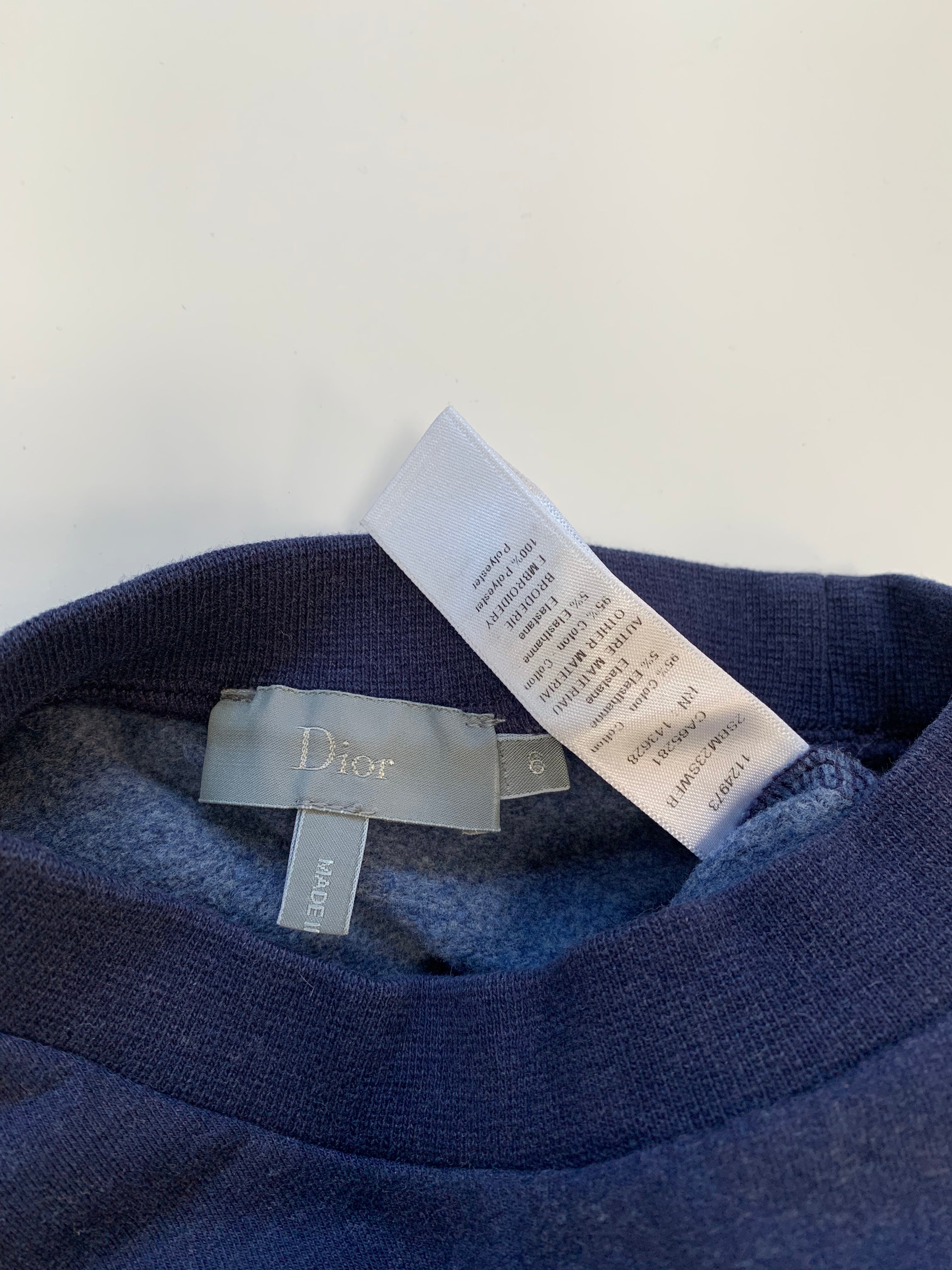 DIOR - SWEATSHIRT - BLUE - 6 YEARS