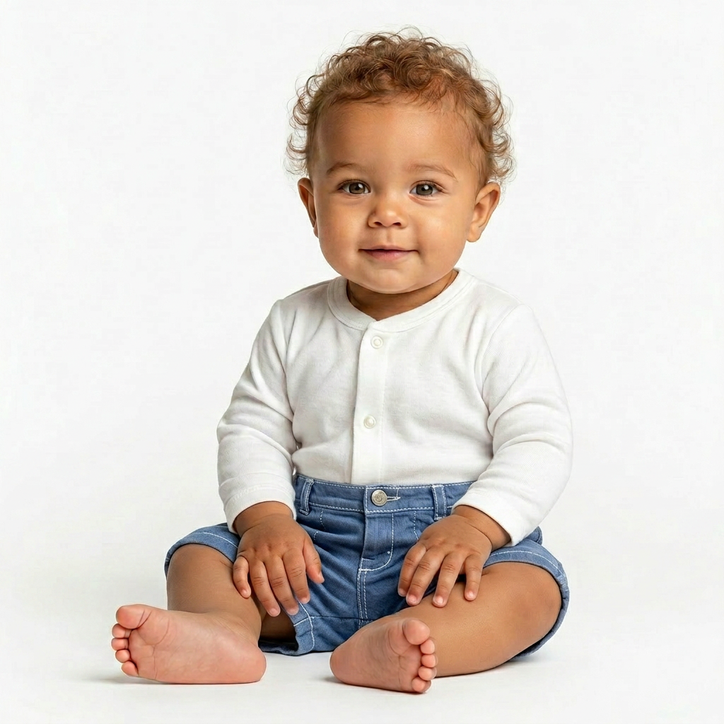 BONPOINT - SHORT - BLEU - 12 MOIS