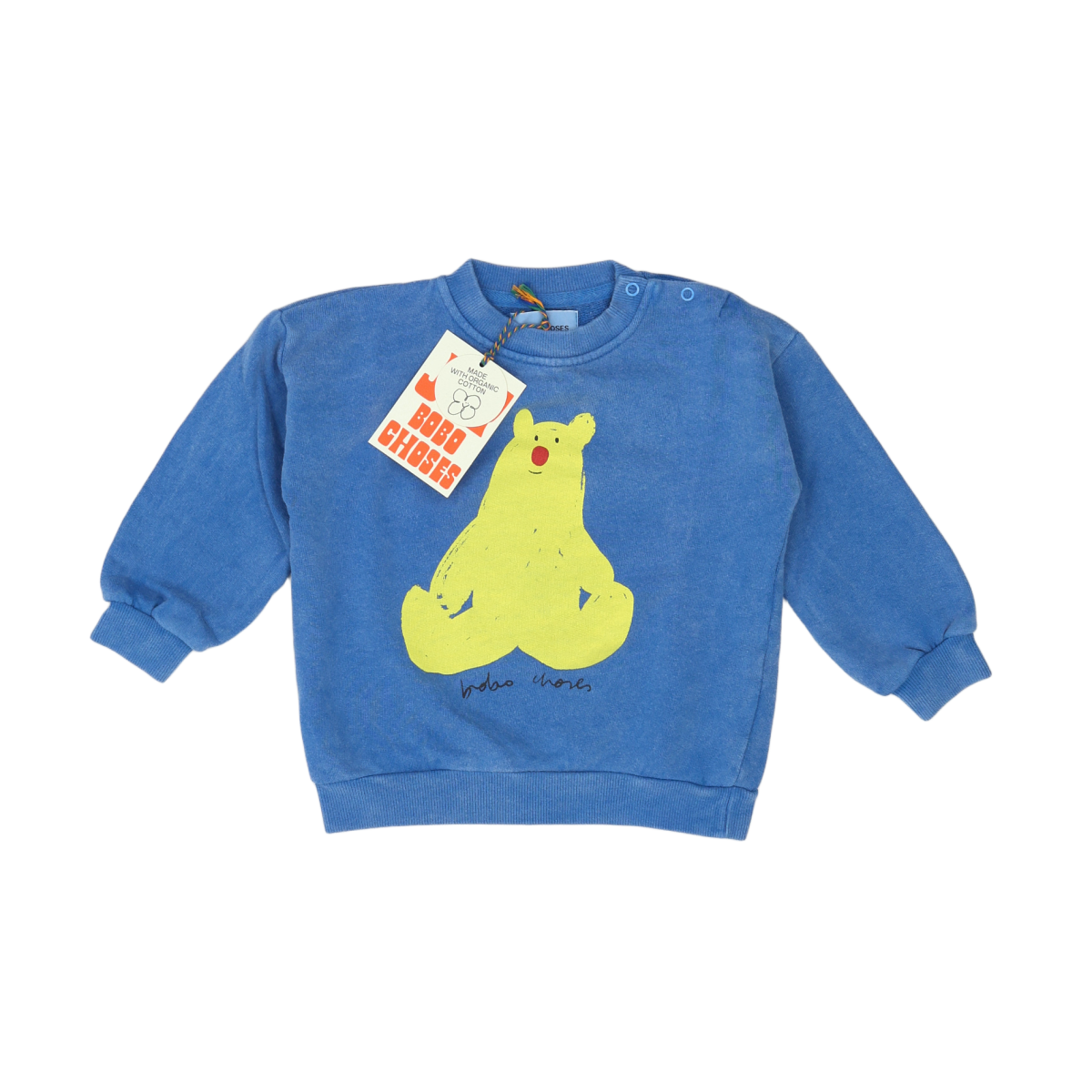 BOBO CHOSES - SWEAT - BLEU, JAUNE - 18 MOIS
