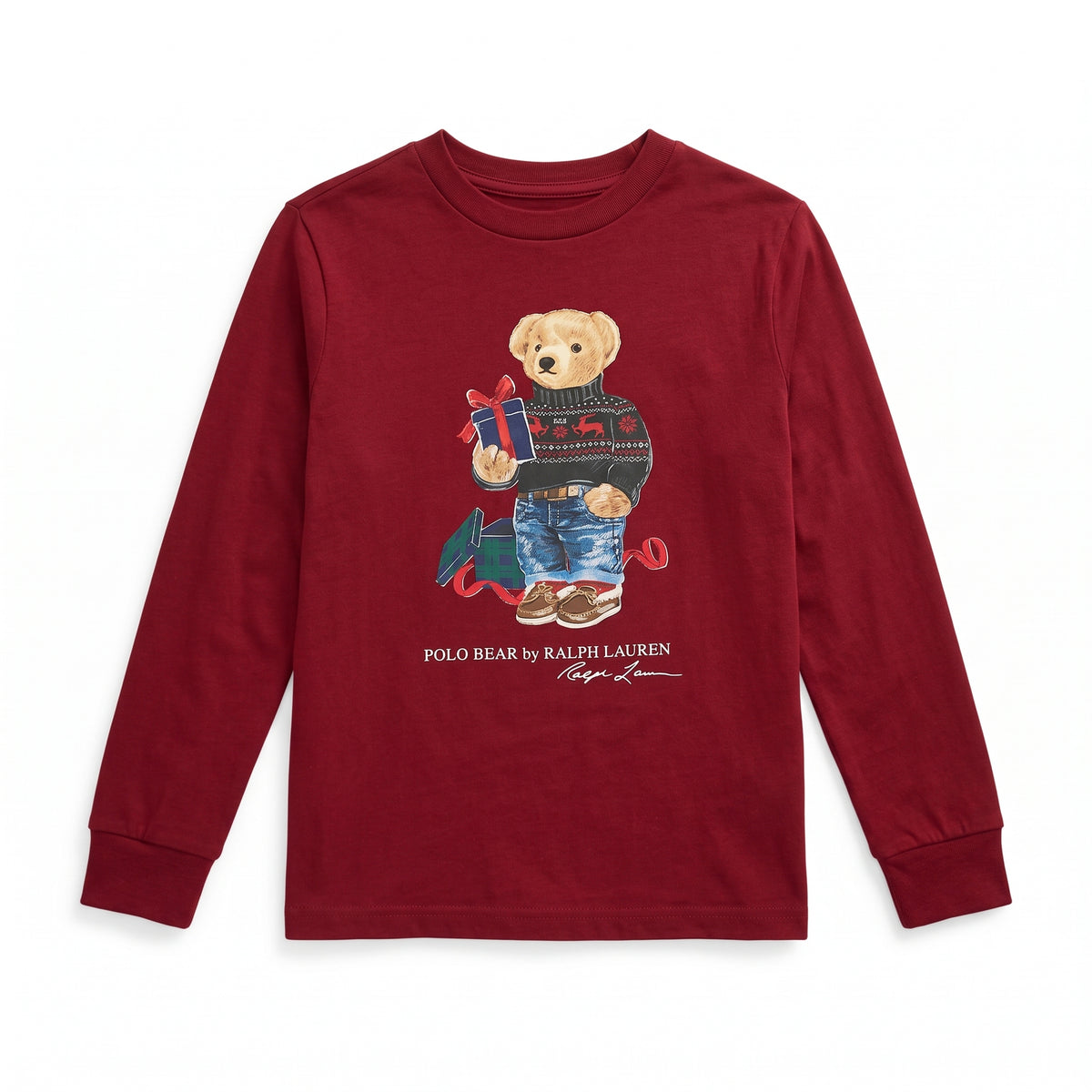 RALPH LAUREN - T-SHIRT - ROUGE - 6 ANS