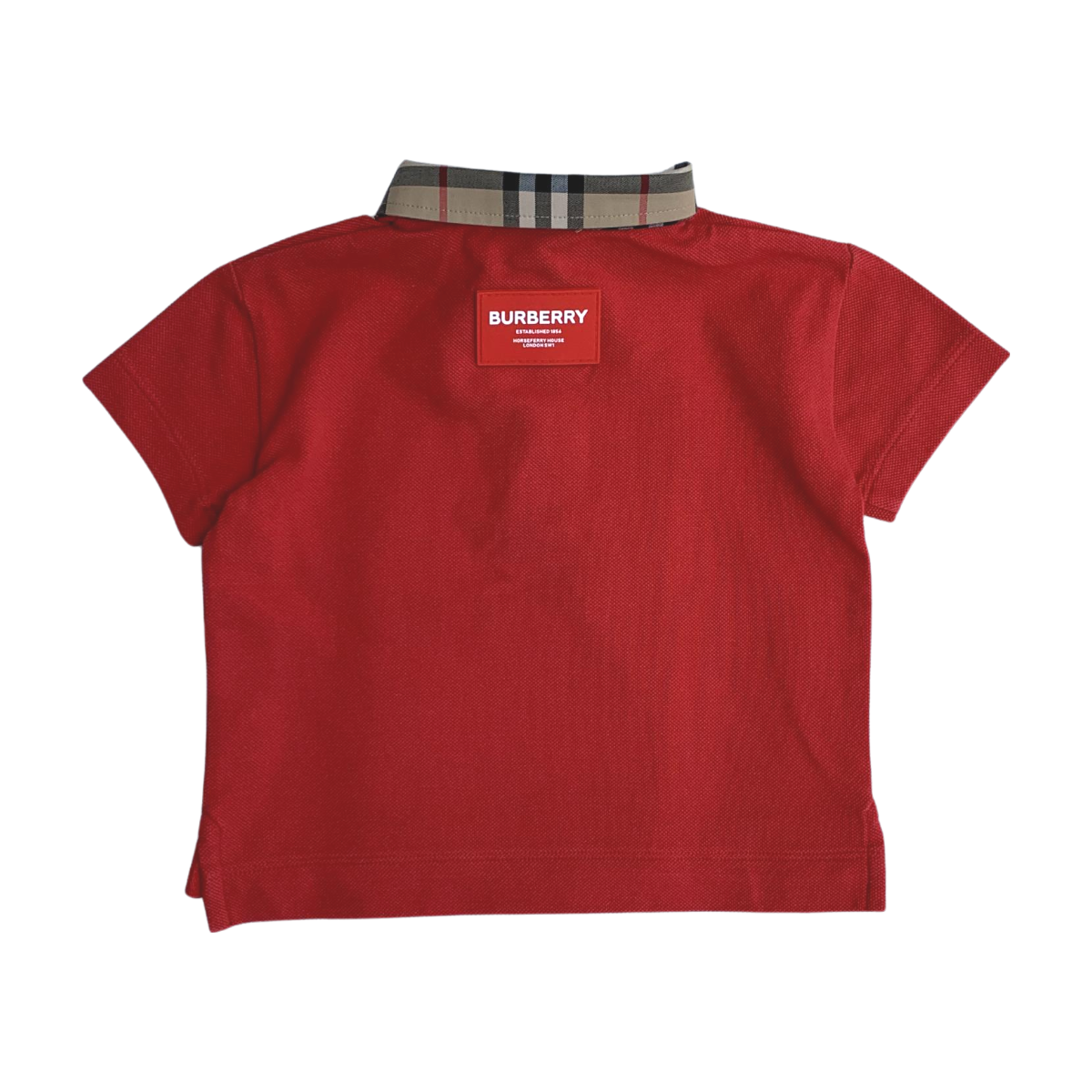 BURBERRY - POLO - ROUGE - 12 MOIS