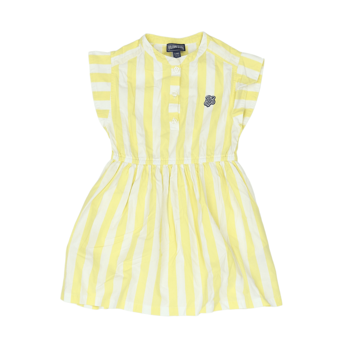 VILEBREQUIN - ROBE - BLANC, JAUNE - 6 ANS