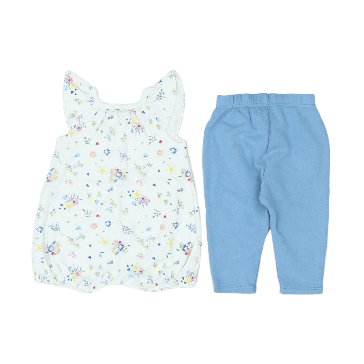 LITTLE BOAT - SET - BLUE, WHITE - 12 MONTHS