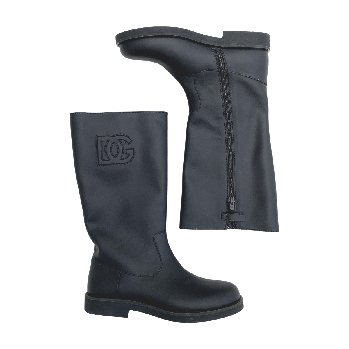 DOLCE & GABBANA - BOTTES - NOIR - 34