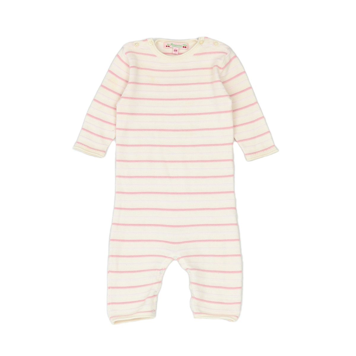 BONPOINT - COMBINAISON - BEIGE, ROSE - 6 MOIS