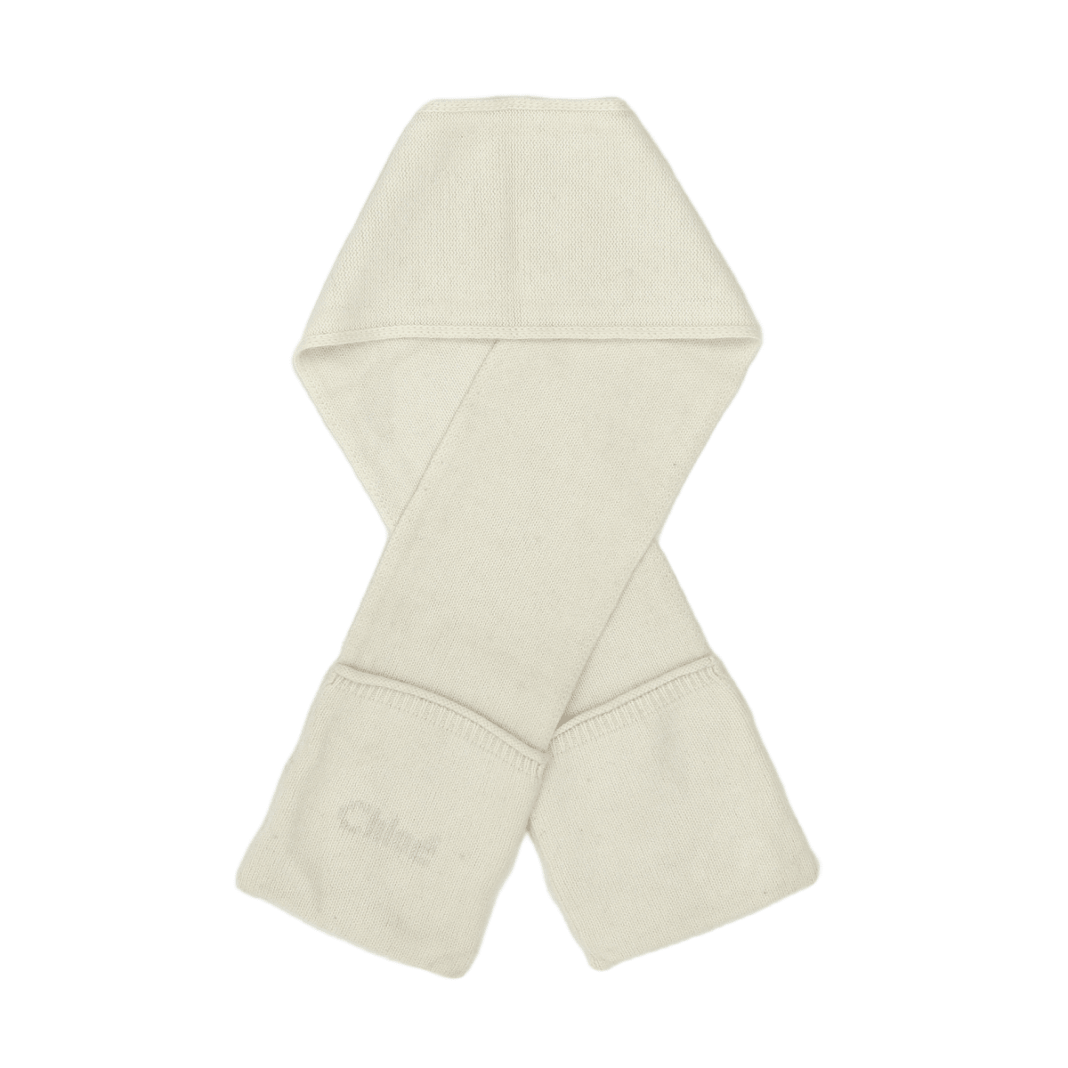 CHLOÉ - ECHARPE - BEIGE, ROSE - TAILLE UNIQUE