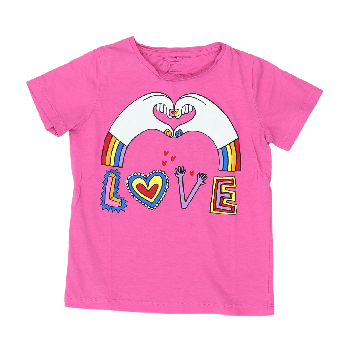 STELLA MCCARTNEY - T-SHIRT - ROSE - 6 ANS