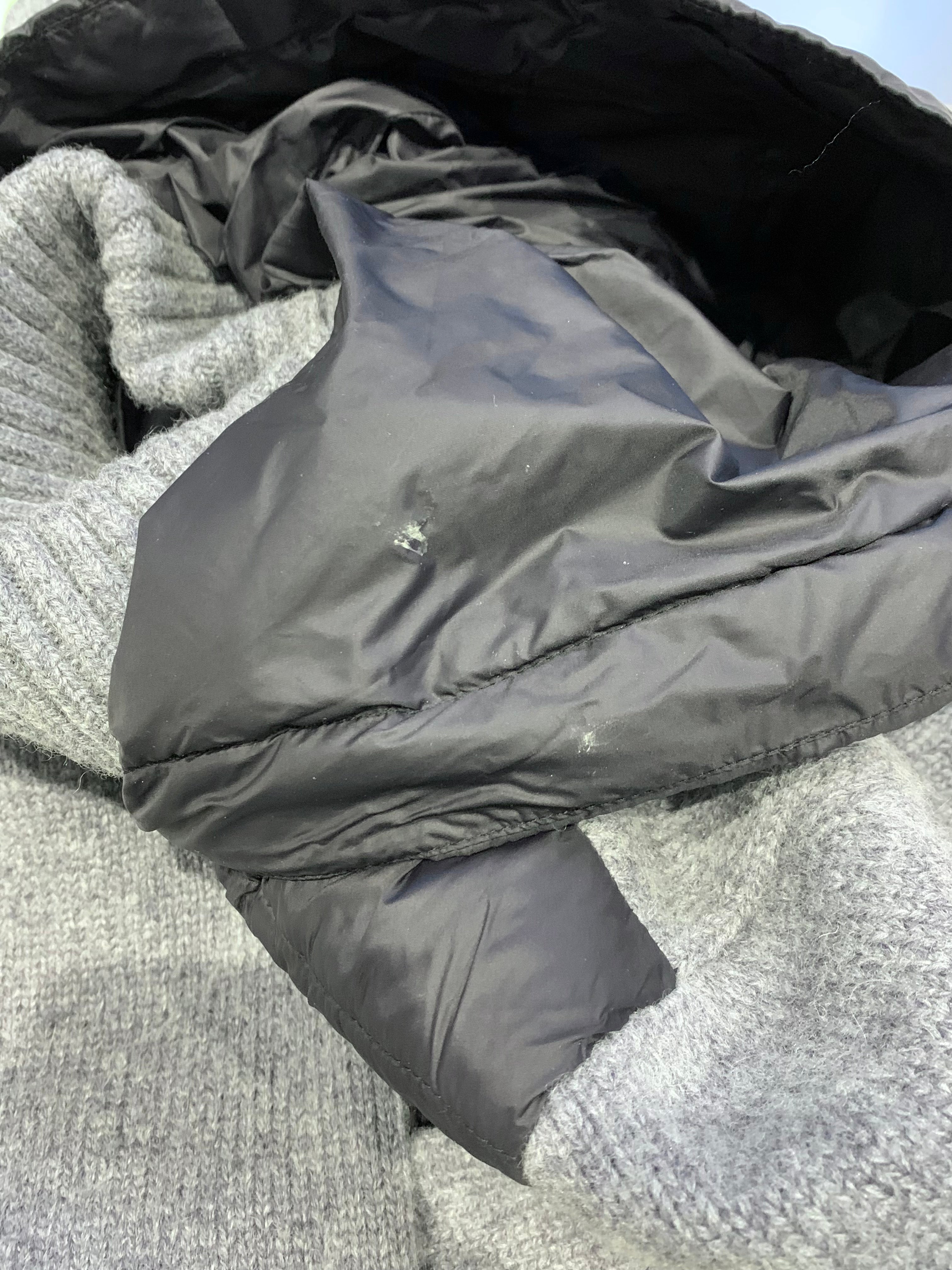 BONPOINT - DOUDOUNE - NOIR, GRIS - 12 ANS