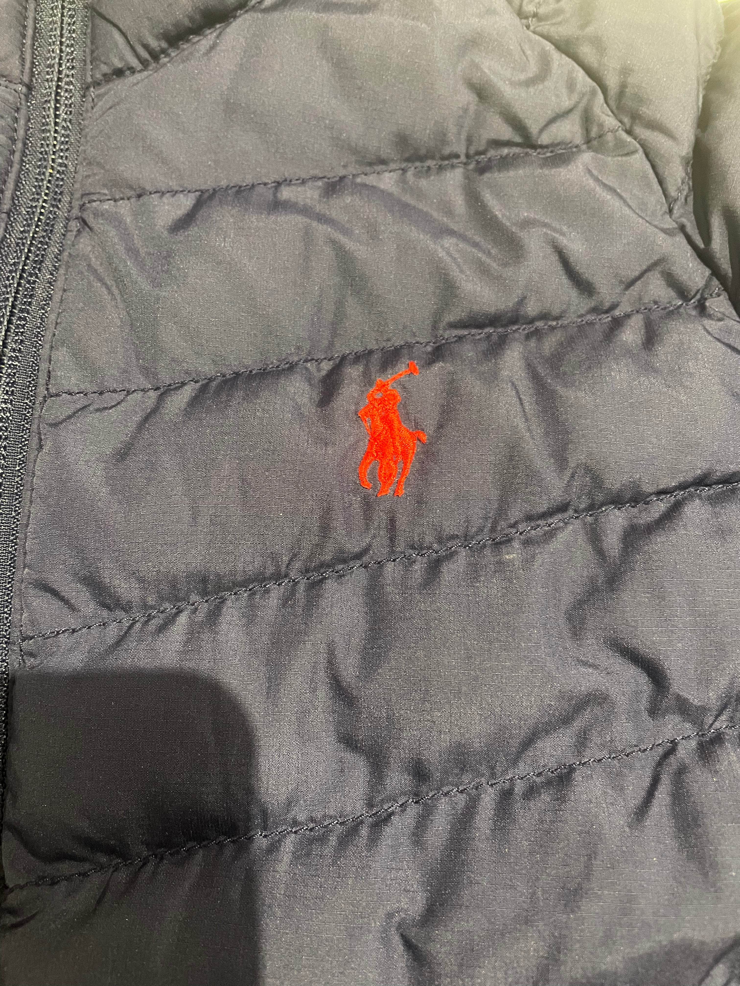 RALPH LAUREN - DOWN JACKET - BLUE, RED - 6 YEARS