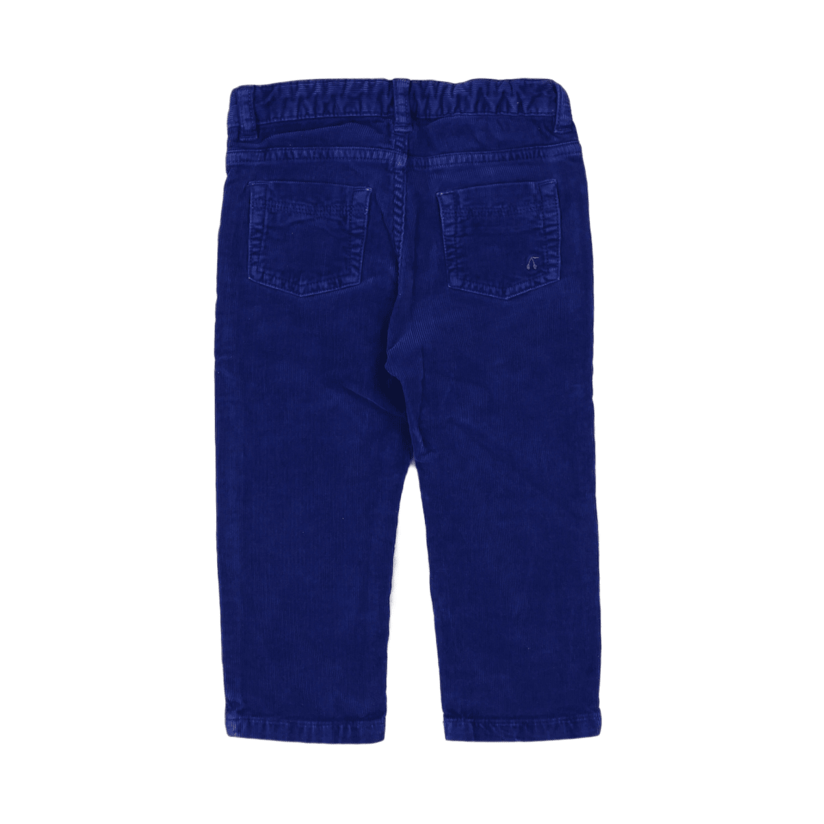 BONPOINT - Pantalon bleu en velours bleu - 2 ans