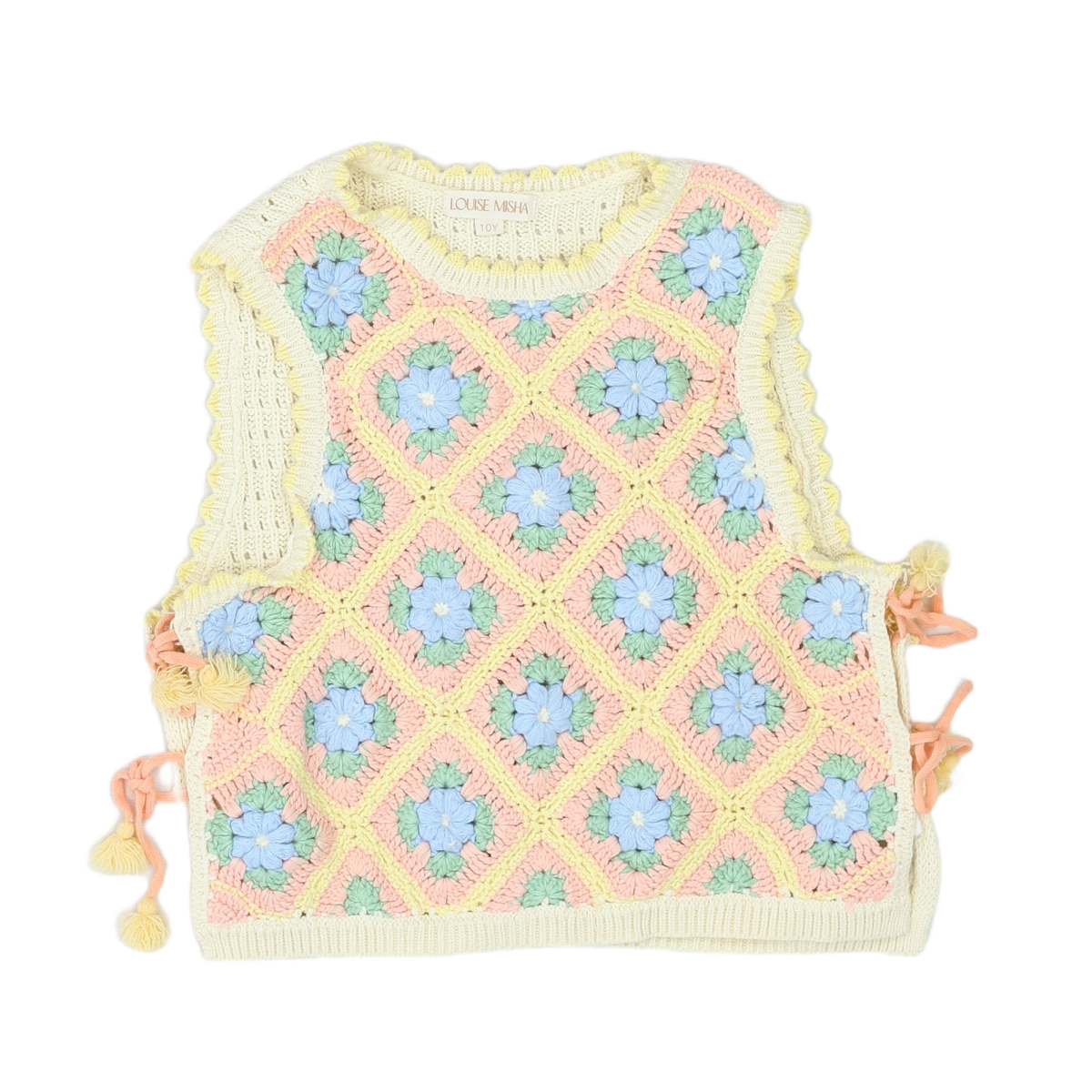 LOUISE MISHA - PULL - BEIGE, ROSE - 10 ANS