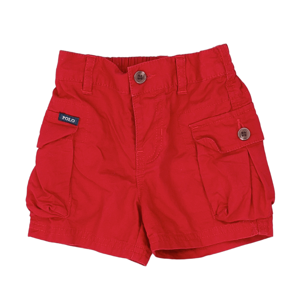 RALPH LAUREN - SHORT - ROUGE - 6 MOIS