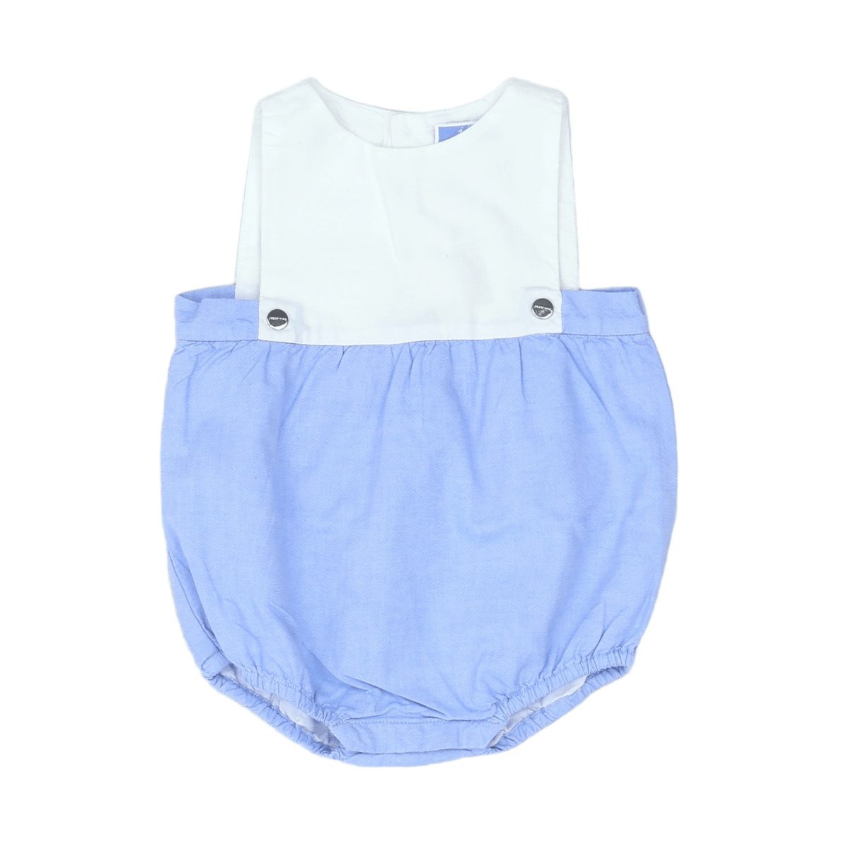 JACADI - COMBISHORT - BLANC, BLEU - 6 MOIS