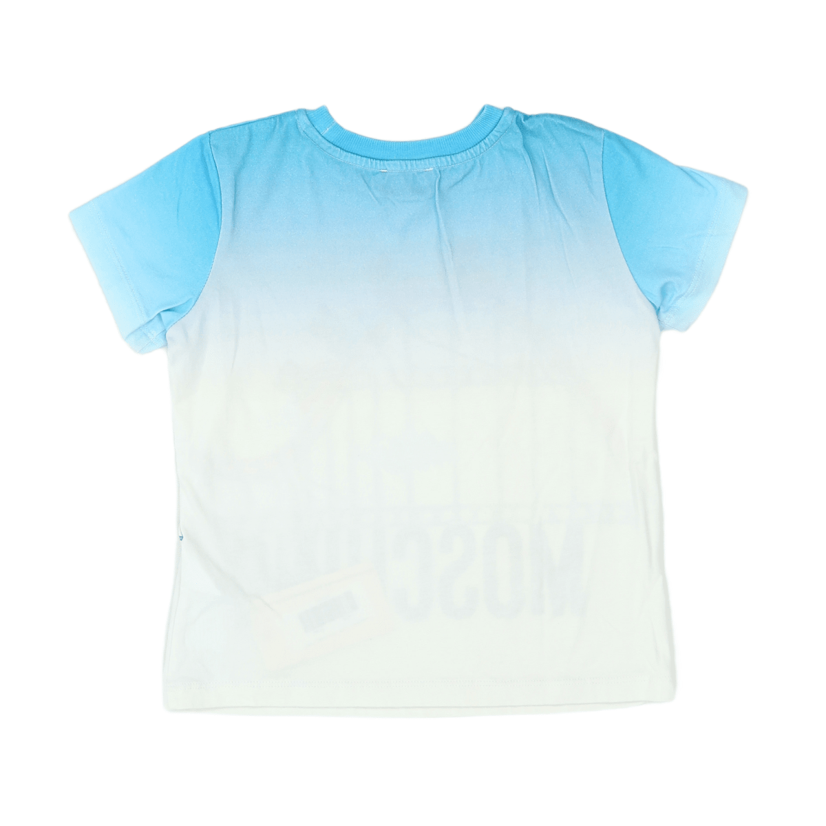 MOSCHINO - T-SHIRT - BLEU, BLANC - 6 ANS