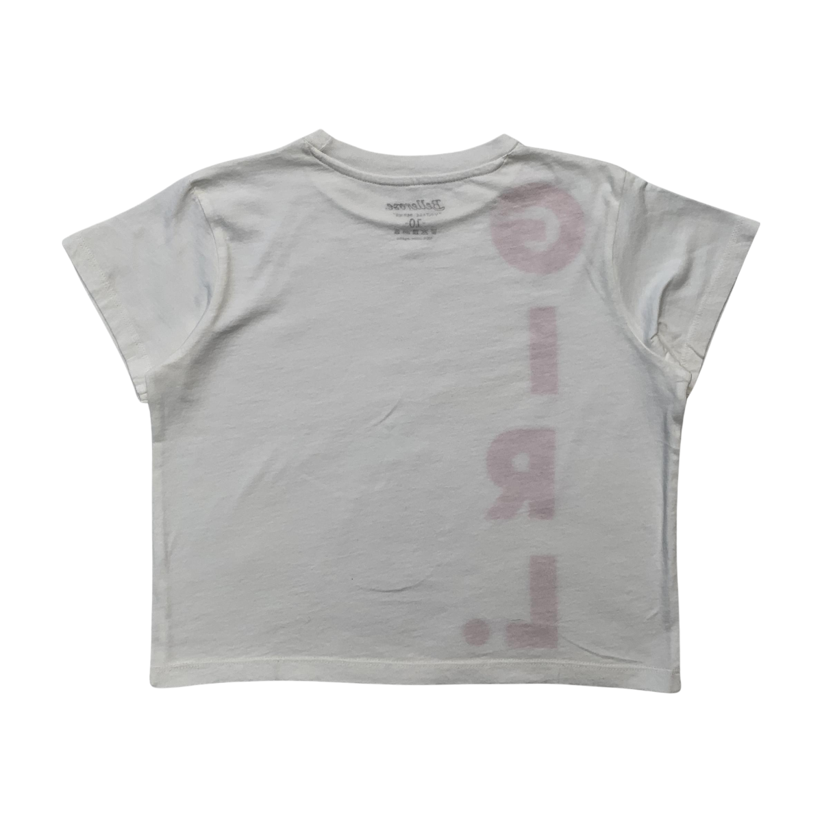 BELLEROSE - T-SHIRT - BLANC, ROUGE - 10 ANS