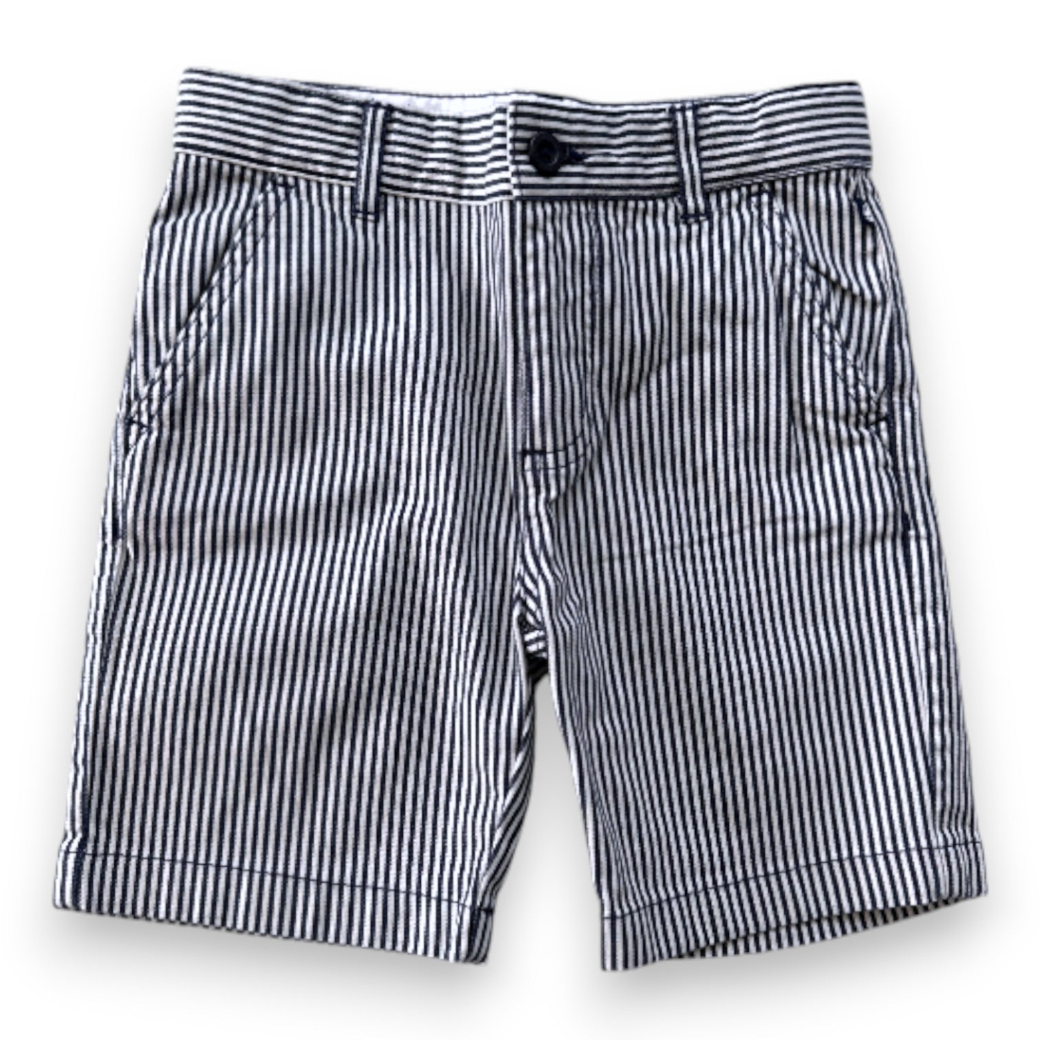 LITTLE BOAT - BERMUDA SHORTS - BLACK, WHITE - 5 YEARS