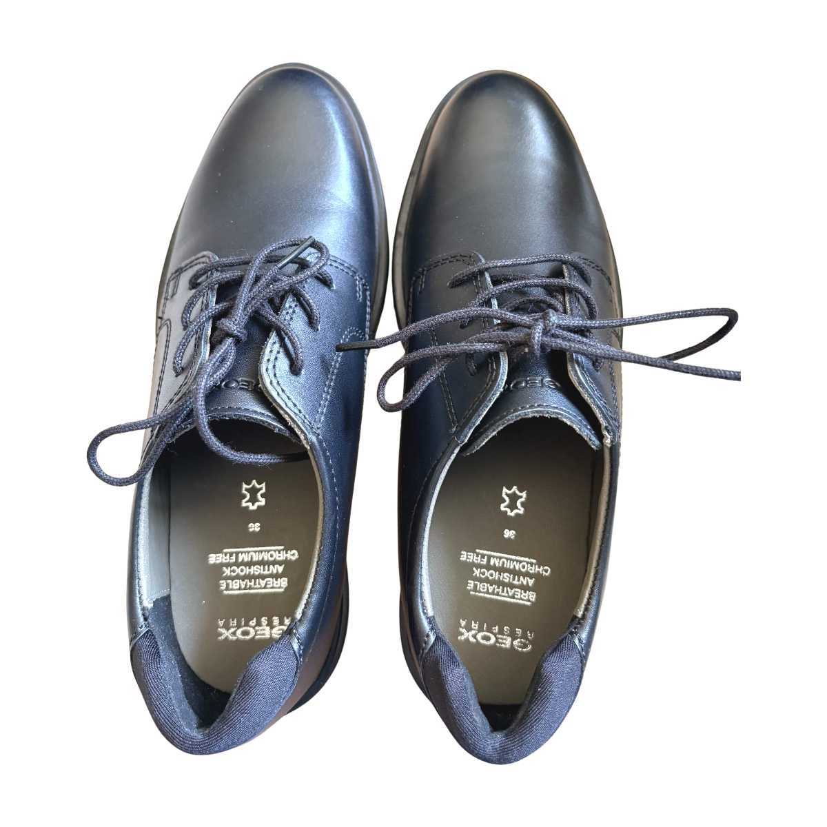 GEOX - DERBIES - NOIR - 36