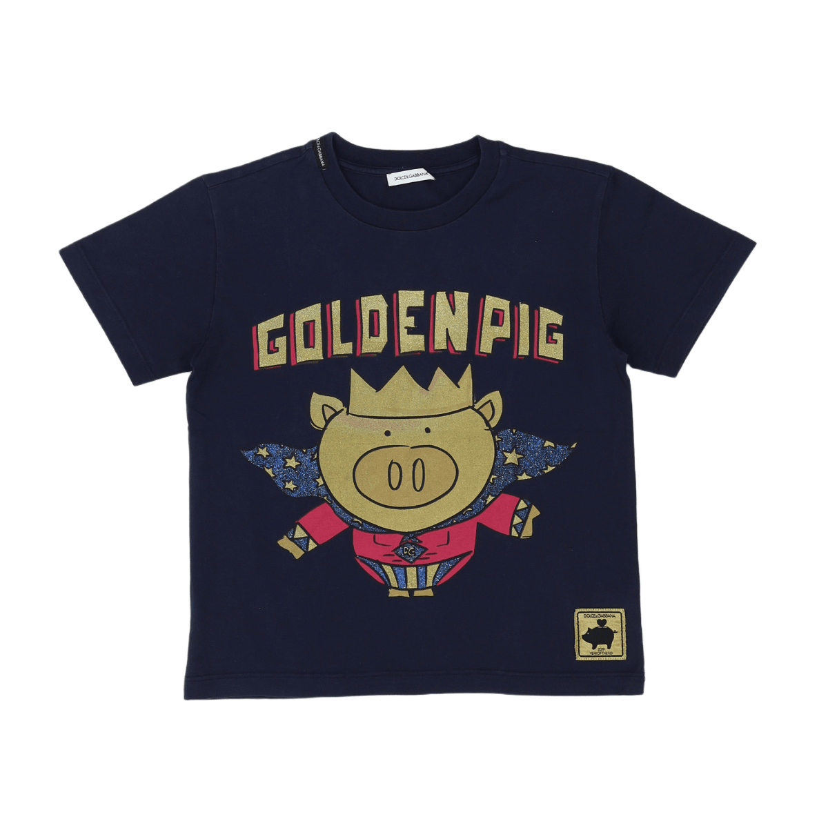 DOLCE & GABBANA - T-SHIRT - BLUE - 4 YEARS